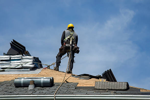 Professional Roof Replacement technician working in Ridgewood, NJ